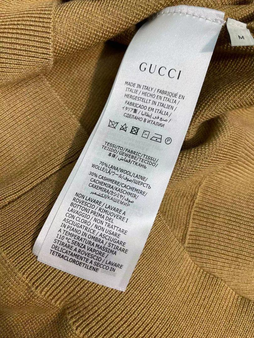 GUCCI グッチ直営店購入 半日着用 カシミヤ シルクニット メーガン妃