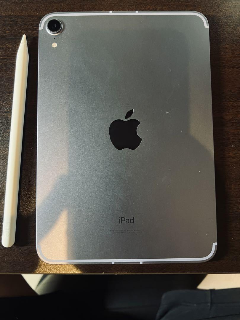 美品 iPad mini 第6世代 セルラー 64GB Appleペンシル付き