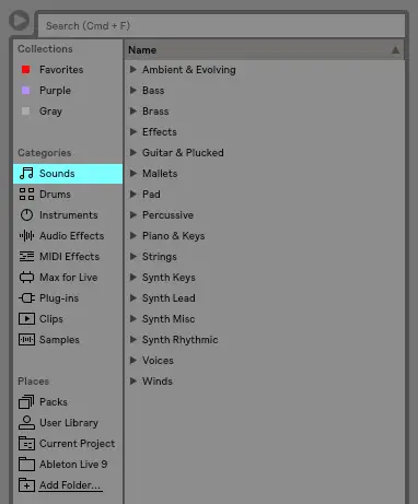 Ableton Instruments & Sounds