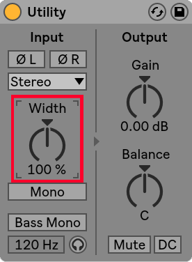 Utility - Stereo Width