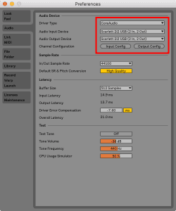 How To Use A Focusrite Audio Interface With Ableton Live – Live Aspects