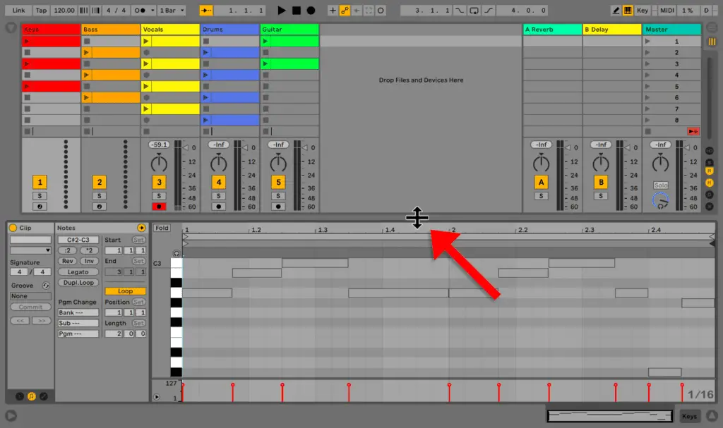 How To Use The Piano Roll In Ableton Live Live Aspects