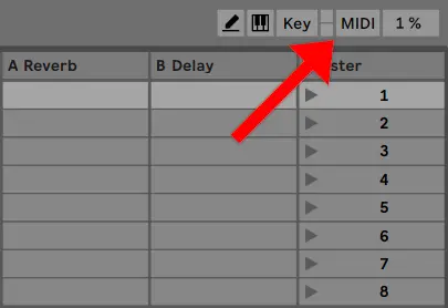 ableton live 10 key mappings