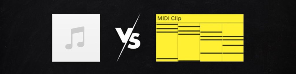 MIDI File vs. MIDI Clip