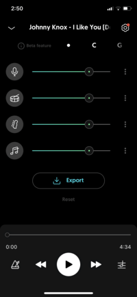 Audio Separation Window