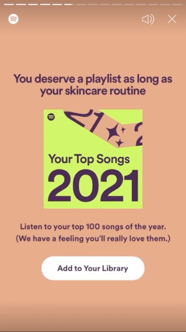 'Your Top Songs' Playlist