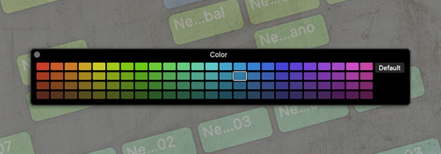 Logic Pro Color Palette