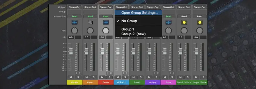 How To Group Tracks In Logic Pro