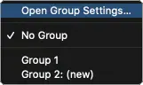 Logic Pro Group Settings