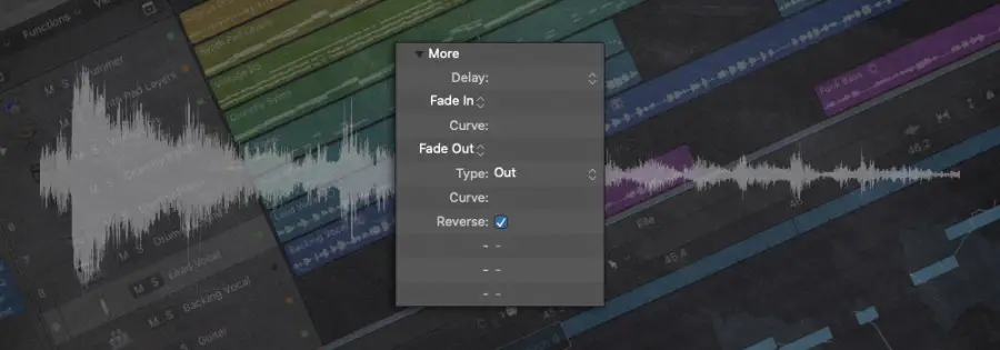 How To Reverse Audio In Logic Pro