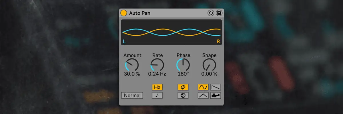 Auto Pan Ableton Live